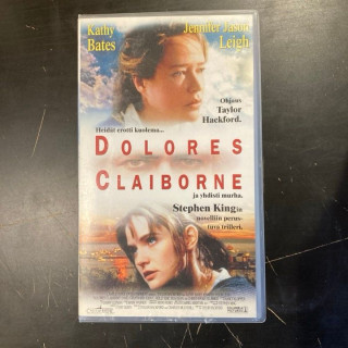 Dolores Claiborne VHS (VG+/M-) -jännitys-